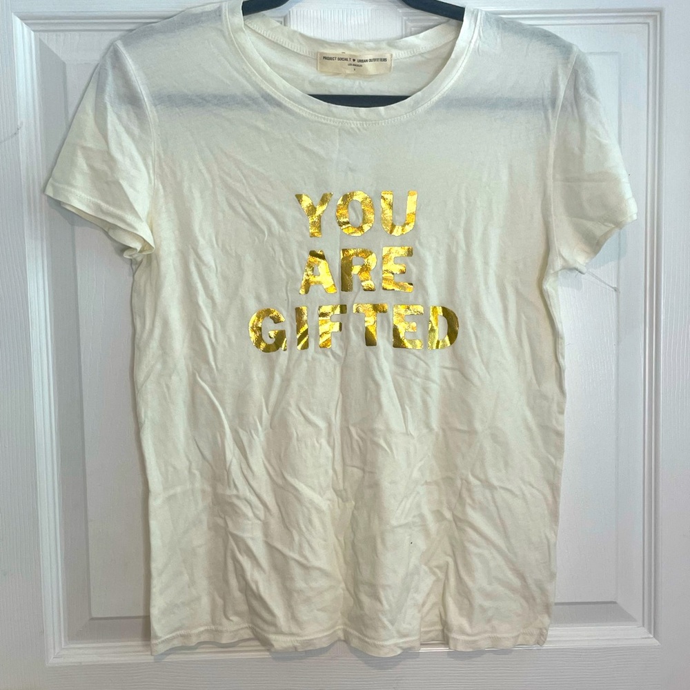 UO/PROJECT SOCIAL T - YOU ARE GIFTED GRAPHIC TEE